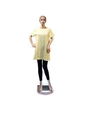 Women's Oversized Crew Neck Short Sleeve T-Shirt Tee Dress Athletic Sports Soft